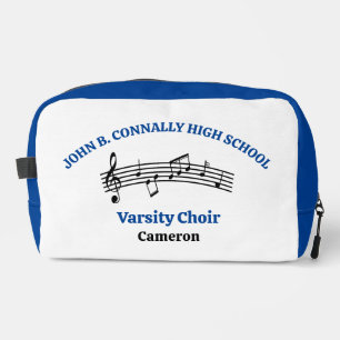 Blue High School Choir Personalised Dopp Kit