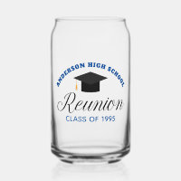Blue High School Reunion Party Custom Alumni