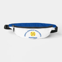 Blue High School Softball Player Personalised