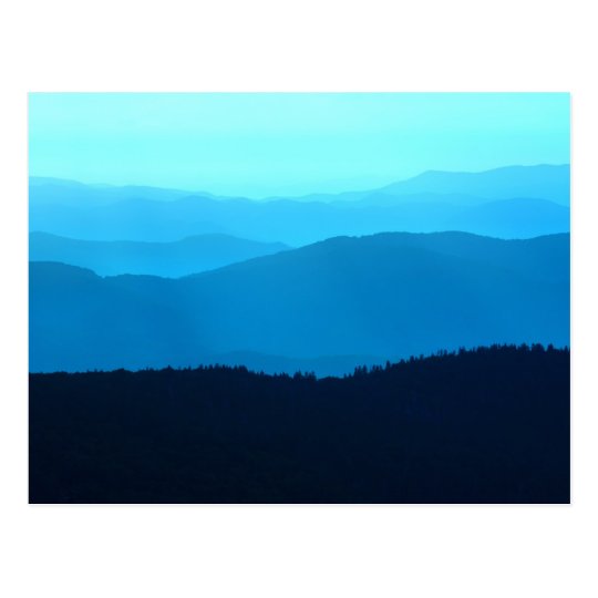 Blue Hills - Great Smoky Mountains Postcard