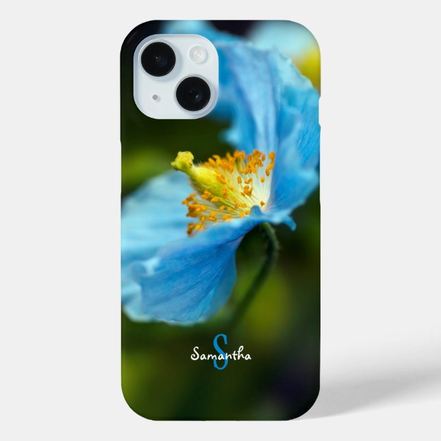 Blue Himalayan Poppy Phone case (Back)