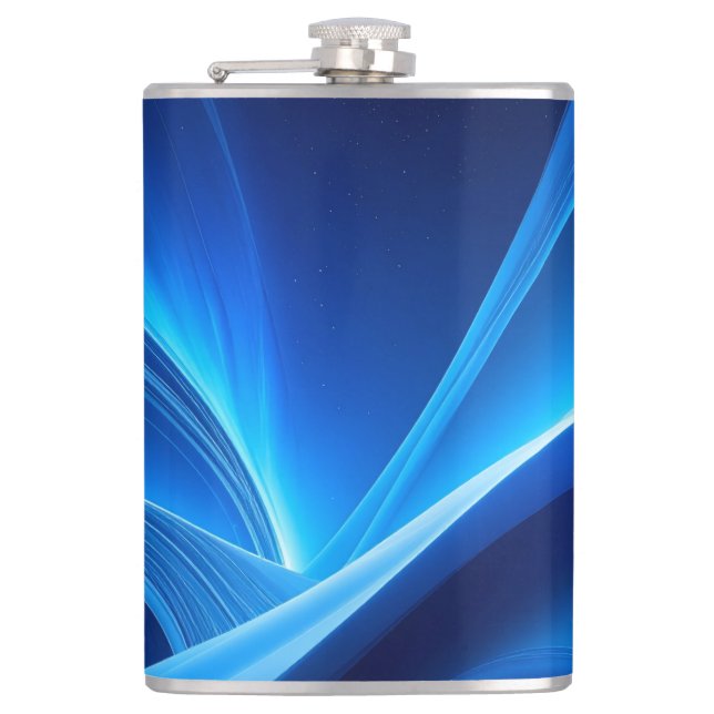Blue Hip Flask (Front)