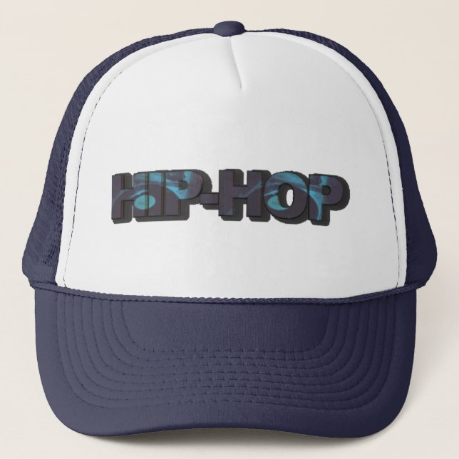 Blue Hip-Hop Hat (Front)