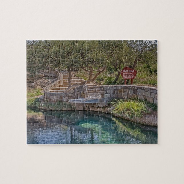 Blue Hole on Route 66	 - 110 piece Jigsaw Puzzle (Horizontal)