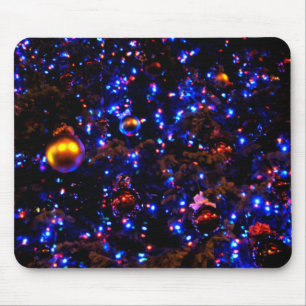 Blue Holiday Glow Mouse Mat