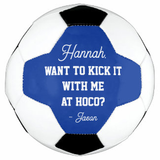 Blue Homecoming Promposal Kick It With Me Hoco Football