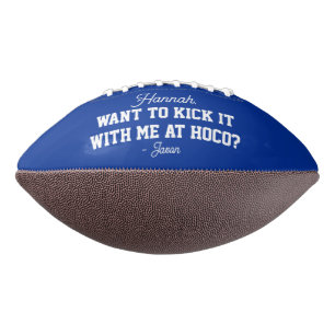 Blue Homecoming Proposal HOCO Prom Proposal Ideas American Football