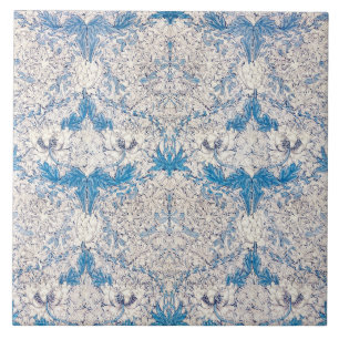 Blue Honeysuckle (by William Morris) Tile