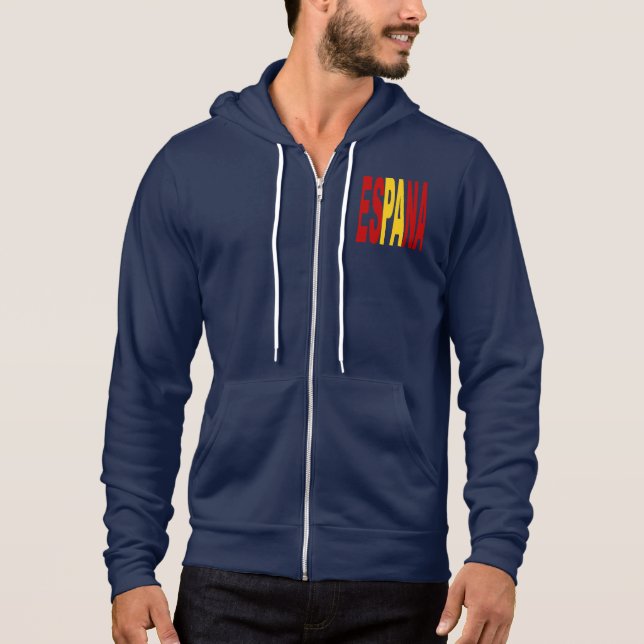 Blue hoodie ESPANA (Front)