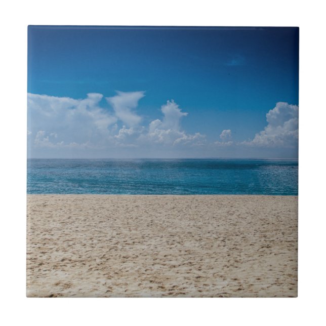 Blue Horizon Sandy Seashore Tile (Front)
