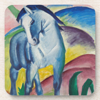 Blue Horse by Franz Marc, Vintage Fine Art Coaster