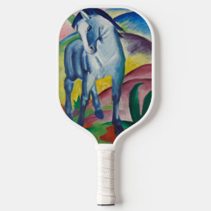 Blue Horse by Franz Marc, Vintage Fine Art Pickleball Paddle