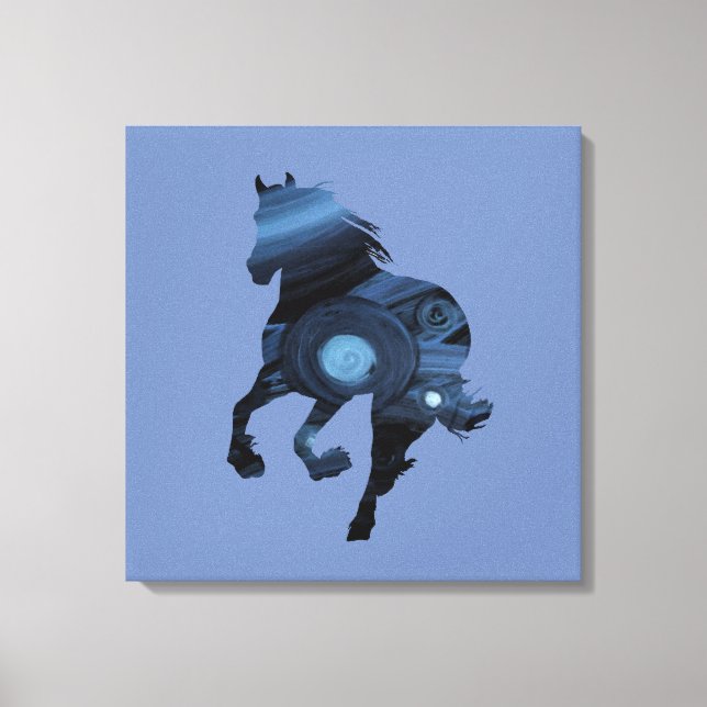 Blue Horse  Canvas (Front)