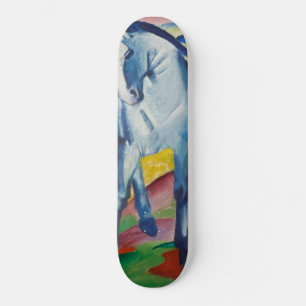 Blue Horse (Cute Animal) (by Marc Franz) Skateboard