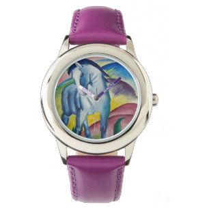 Blue Horse (Cute Animal) (by Marc Franz) Watch