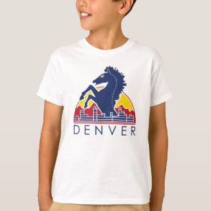 Blue Horse Denver Logo T-Shirt