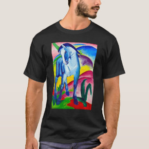 Blue Horse Franz Marc Expressionist Cubism Modern T-Shirt