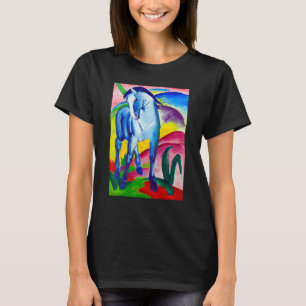 Blue Horse Franz Marc Expressionist Cubism Modern T-Shirt