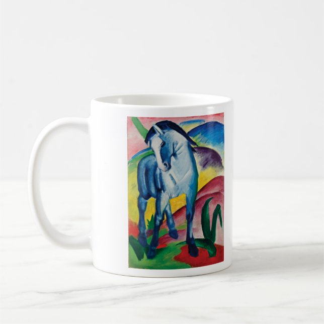 Blue Horse I by Franz Marc Coffee Mug (Left)