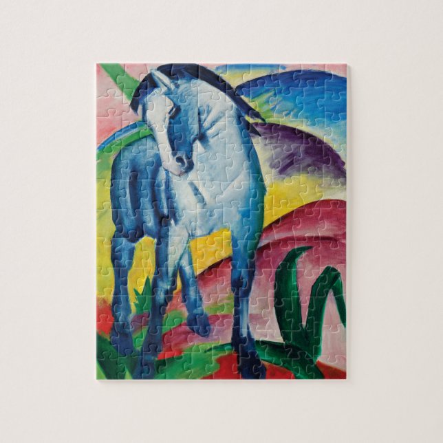 Blue Horse I by Franz Marc Jigsaw Puzzle (Vertical)