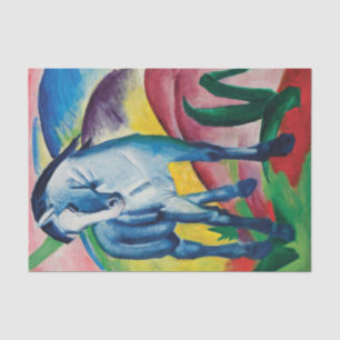 Blue Horse I by Franz Marc Tissue Paper
