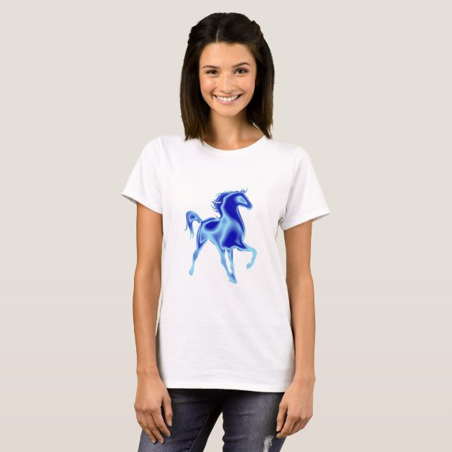 Blue Horse T-Shirt (Front Full)