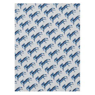 Blue Horse Tablecloth