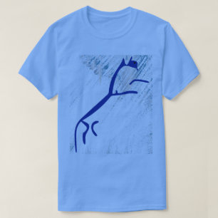 Blue Horse- Uffington White Horse Geoglyph T-Shirt