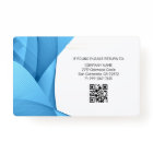 Blue | Hospital Medical Employee Photo ID Badge