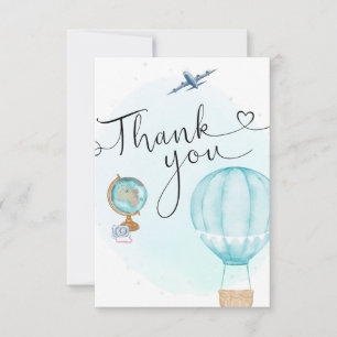 Blue Hot Air Balloon Script Thank You
