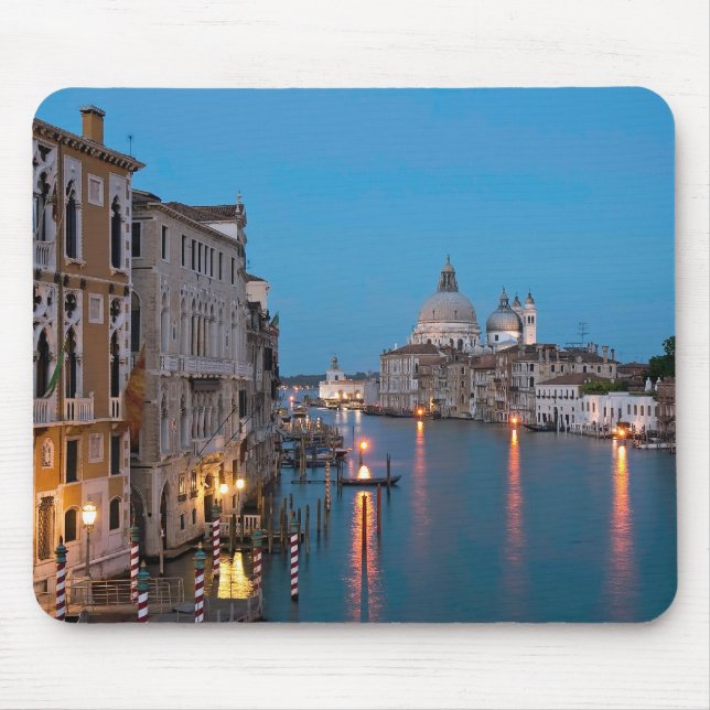 Blue hour Canale Grande Mousepad (Front)