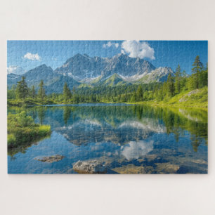 Blue Hour Nature Landscape Jigsaw Puzzle