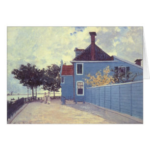 Blue House at Zaandam by Claude Monet