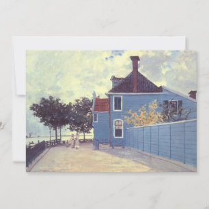 Blue House at Zaandam by Claude Monet