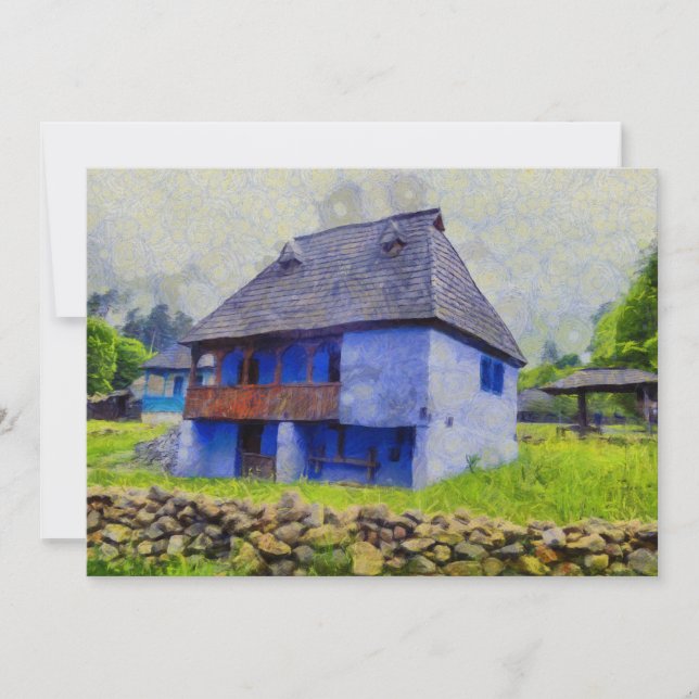 Blue house painting (Front)