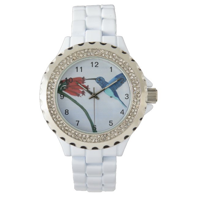 Blue Hummingbird Watch (Front)