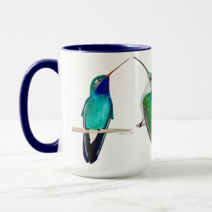 Blue Hummingbirds Mug