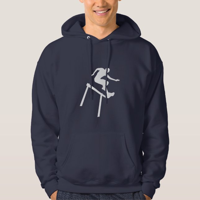 Blue Hurdler Hoodie (Front)
