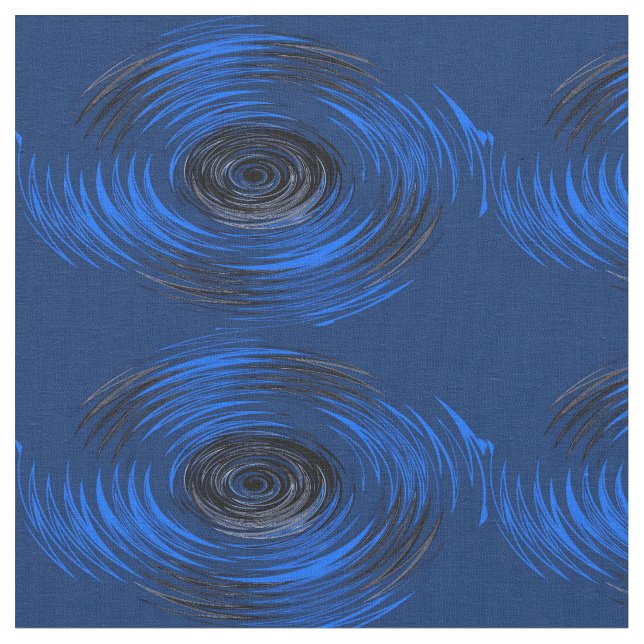 Blue Hurricane Fabric (Close Up)