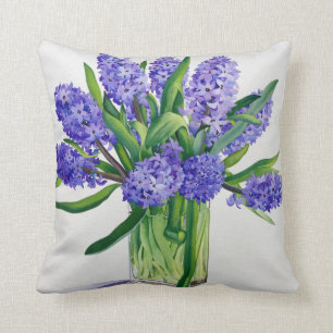 Blue Hyacinths Cushion