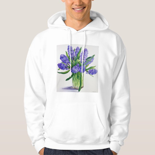 Blue Hyacinths Hoodie (Front)