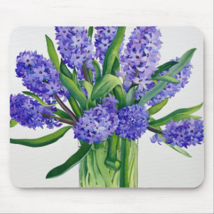 Blue Hyacinths Mouse Mat