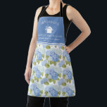 Blue Hydragea Flowers Pattern Queen of the Kitchen Apron<br><div class="desc">Cook in style with the Blue Hydrangea Flowers Pattern Queen of the Kitchen Apron, featuring delicate hydrangea blooms in soft blue hues. Perfect for baking, cooking, or hosting, this elegant apron adds a charming and sophisticated touch to any kitchen. Ideal for those who love floral designs and want to feel...</div>