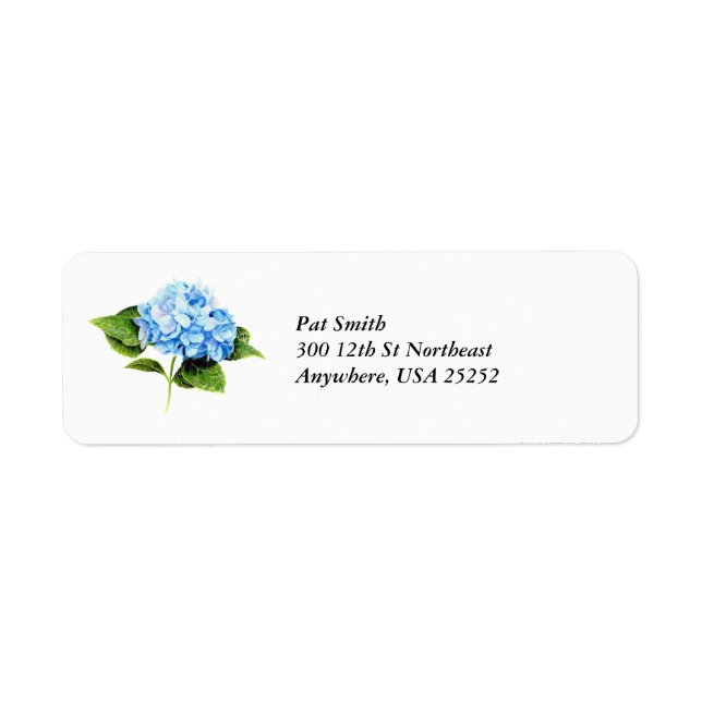 Blue Hydrangea  (Front)