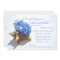 Blue Hydrangea and Seashell Bridal Shower