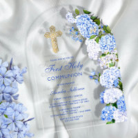 Blue Hydrangea Arch First Communion