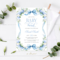 Blue Hydrangea Baby Brunch