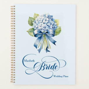 Blue Hydrangea Bouquet Bride's Wedding Planner