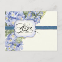 Blue Hydrangea Bracket Floral Formal Wedding