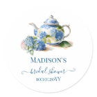 Blue Hydrangea Bridal Tea Party 